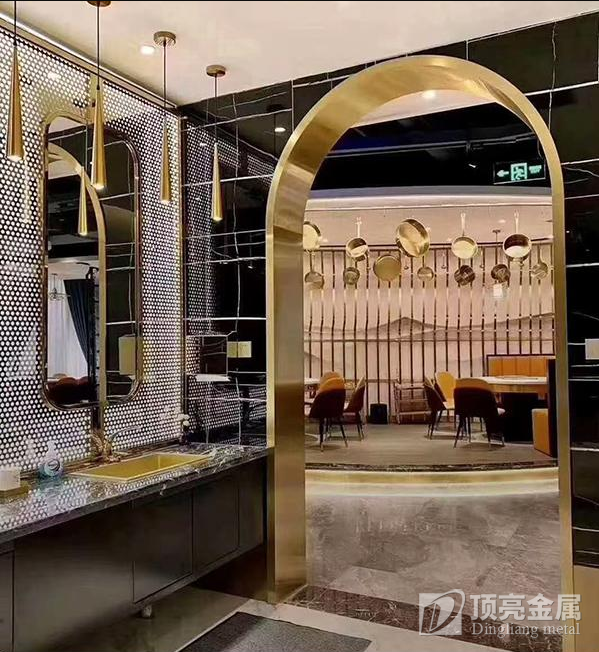 弧形不锈钢门套